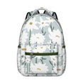 thumbnail image 1 of Watercolor Wildflower Students Backpack Durable, Multifunctional School Bag with Abstract Floral and Leopard Print Design, Comfortable for Student and Student, 1 of 6