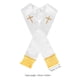 thumbnail image 2 of unbranded White Wedding Pastor Stole with Elegant Cross Embroidery and Tassels for Church Use, 2 of 7
