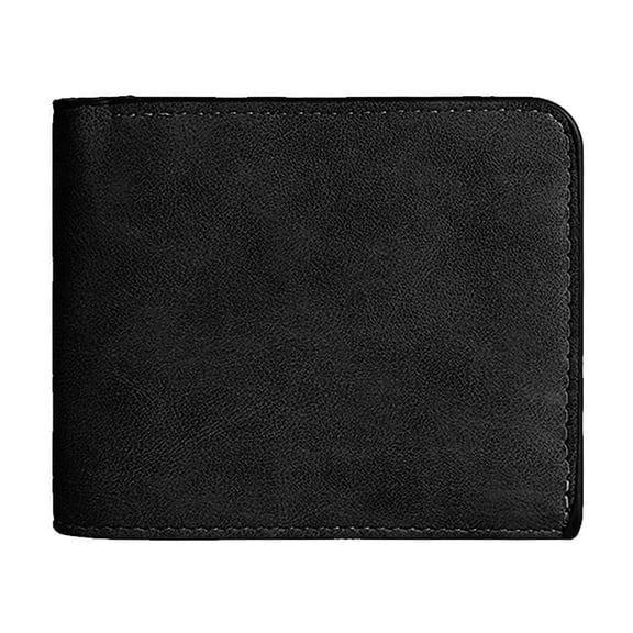 Card Bag Wallet Mens Short Soft Leather Wallet with Multi Slot Card