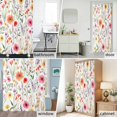 thumbnail image 6 of Flowers Fabric Shower Curtain Spring Scenery Washable Shower Curtains for Bathroom, Waterproof Bath Curtain with Hooks Home Decor 72x72in, 6 of 8