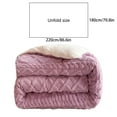 thumbnail image 3 of SPOORYYO Soft Double Layer Lambskin Throw Blanket for Adults Suitable for All Seasons, 3 of 6