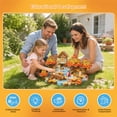 thumbnail image 6 of NCOSMOS 96PCS Magnetic Blocks Set, Safe Harmless, Magnet Building Cubes for Kids Ages 3+, STEM Sensory Toy Birthday Gifts(Autumn Leaves), 6 of 10