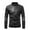Black, variant on Babysbule Mens Winter Coats Men's Leather Plus Fleece Jacket, Motorcycle Jacket, Warm Leather Jacket