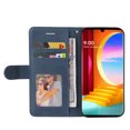 thumbnail image 5 of Compatible LG Velvet2 Case, Leather Wallet Case Stand View Magnetic Clasp Book Flip Folio Phone Cover - Blue, 5 of 5
