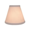 thumbnail image 6 of Aspen Creative 32125-2 Small Hardback Empire Shape Chandelier Clip-On Lamp Shade Set (2 Pack), Transitional Design in Light Grey, 6" bottom width (3" x 6" x 5"), 6 of 8