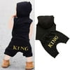 Summer Newborn Kid Baby Boy Clothes Sleeveless Hooded Tops+Shorts Outfits Set