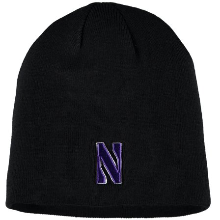 Men's Top of the World Black Northwestern Wildcats EZDOZIT Knit Beanie - OSFA