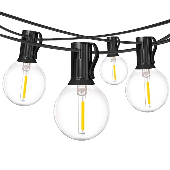Guirnaldas de luces para patio exterior Muasdae 5,5 m, 10 bombillas LED