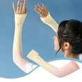 thumbnail image 2 of Zmeidao Gradient Ice Sleeves Women's Summer Thin Men's Outdoor Sunshade Sleeves Ice Silk Hand Sleeves Arm Guards Driving, 2 of 7