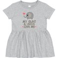 thumbnail image 3 of Inktastic Aunt and Uncle Love Me Nephew Girls Baby Dress, 3 of 5