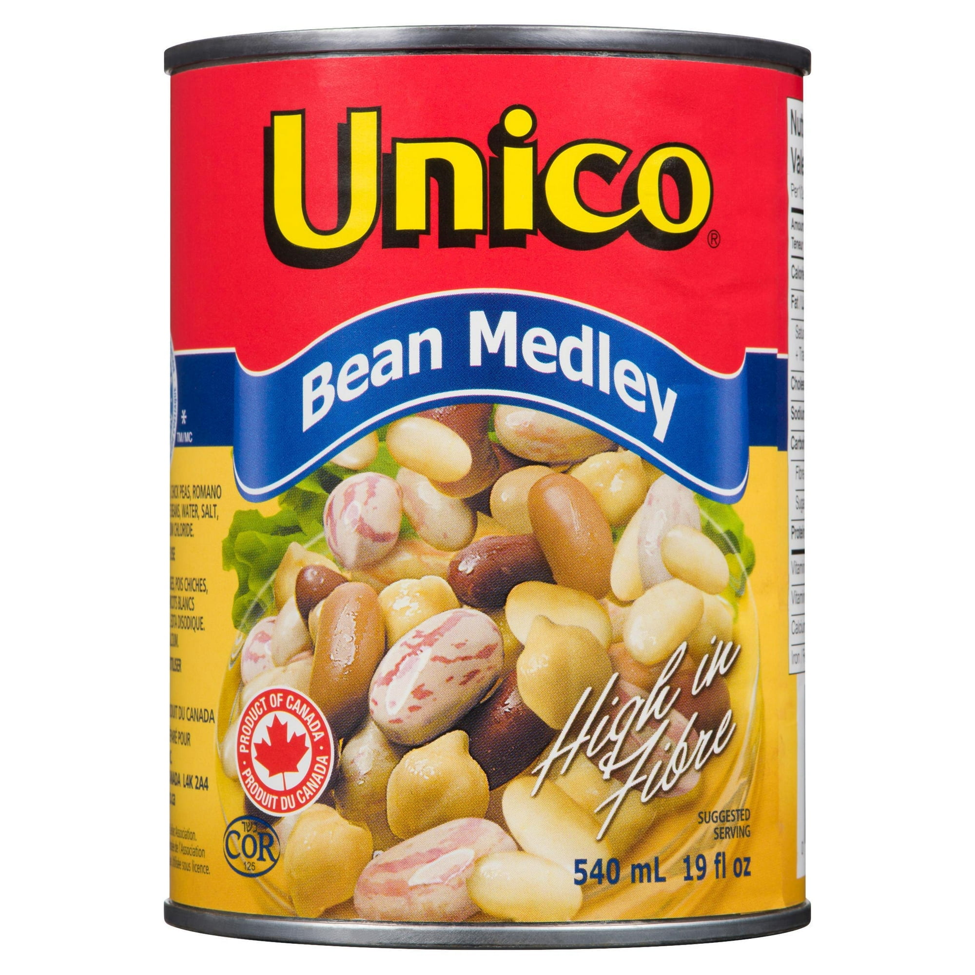 Unico High Fibre Bean Medley, 540 mL