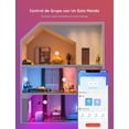 thumbnail image 4 of Govee Focos Inteligentes alexa, Wi-Fi Foco Inteligente Led 16 Millones de Colores de Bricolaje, Compatible con Alexa y Asistente de Google, RGBWW 800lm Control de APP Regulable Modo M&uacute;sica,, 4 of 8