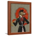 thumbnail image 1 of Elegant Greyhound and Red Umbrella, Animals Framed Art Print Wall Art by Fab Funky Sold by Art.Com, 1 of 5