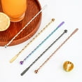 thumbnail image 4 of kkbbma under $5 5Pcs Cocktail Stirrer, Stainless Steel Cocktail Stirring Stick, Bar Stirrer for Mixing Drinks Coffee, Metal Stirring Rod for Bartenders, Cocktail Mixing Stick for Home Bar, 4 of 9