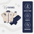 thumbnail image 6 of Wear Sierra Infant Toddler Boys 3-Piece Nautical Set Jacket Shirt Jeans Yellow, Size 12 Months, 6 of 9