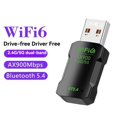 thumbnail image 2 of WiFi6 AX900 Wireless USB Adapter Bluetooth 5.4 Dual Band 2.4G&5GHz Dongle Network Wlan Card Receiver for Win10/11, 2 of 7