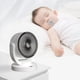 thumbnail image 4 of Ventilador de mesa recargable con luz LED - Ventilador de escritorio silencioso de 3 velocidades, inclinación ajustable de 90°, ventilador portátil a batería para el hogar y la oficina, 4 of 7