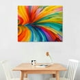 thumbnail image 3 of Nawypu  Canvas Abstract Painting, Canvas Wall Art Decor Abstract Wall Painting Prints Picture of Colorful Strips Framed Stretched Printed on Canvas for Home Living Room Bedroom Office, 3 of 5