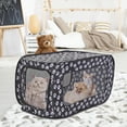 thumbnail image 2 of A-LHT Portable Folding Rectangular Pet Playpen for Dogs & Cats with Removable Mesh, Blue, 2 of 11