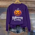 thumbnail image 2 of Raeneomay Long Sleeve Shirts for Women 's Round Neck Fall Printed Printed Hoodie Top, 2 of 4