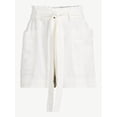 thumbnail image 6 of Free Assembly Women's Paperbag Belted Shorts, 6 of 7