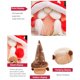 thumbnail image 2 of Billuyoard Muñeco de gnomo colgante de Navidad adorno de escritorio dulce regalo de larga duración atractivo multiusos suministros de vacaciones Kits de decoración para fiestas Rojo, 2 of 6