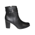 thumbnail image 2 of BOTIN CASUAL TACON GIUSTO MUJER NEGRO PIEL 20701 LEON  20701p, 2 of 3
