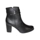 thumbnail image 2 of BOTIN CASUAL TACON GIUSTO MUJER NEGRO PIEL 20701 LEON  20701p, 2 of 3