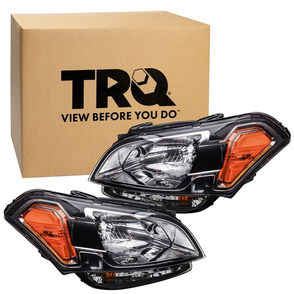 TRQ Headlight Assembly Set KI2502139 KI2503139 Fits 2010-2011 Kia Soul