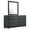 Grey (Dresser with Mirror), variant on Melody 6-drawer Upholstered Dresser Pacific Blue