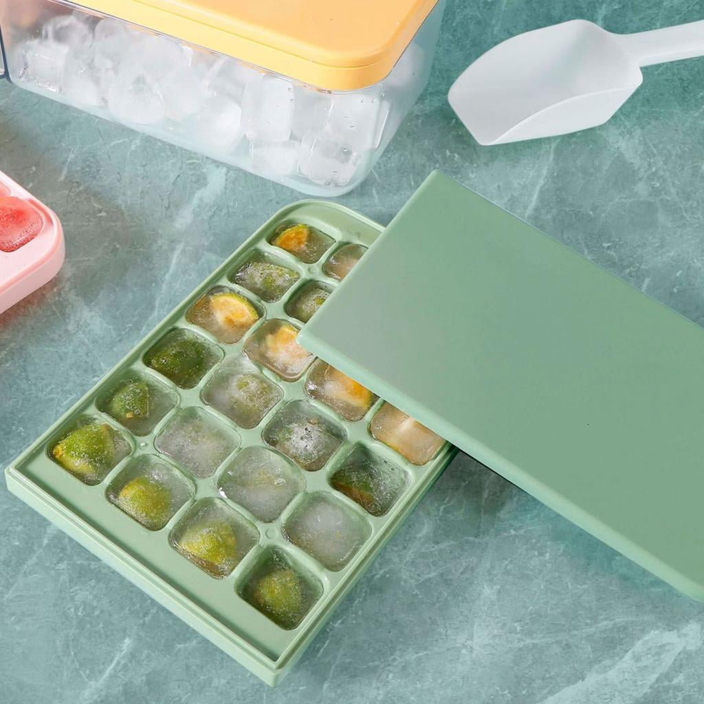 HannLk Ice Cube Tray Ice Balls Maker Freezer Ice Cream Mold 2in1 Ice Maker Container