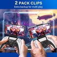 thumbnail image 2 of Support de Téléphone pour Manette PS5 pour iPhone Android, Télécommande PS5 avec Pince de Base Compatible avec PlayStation 5 Manette de Jeu Dualsense avec Commutateur Ajustable Noir, 2 of 6