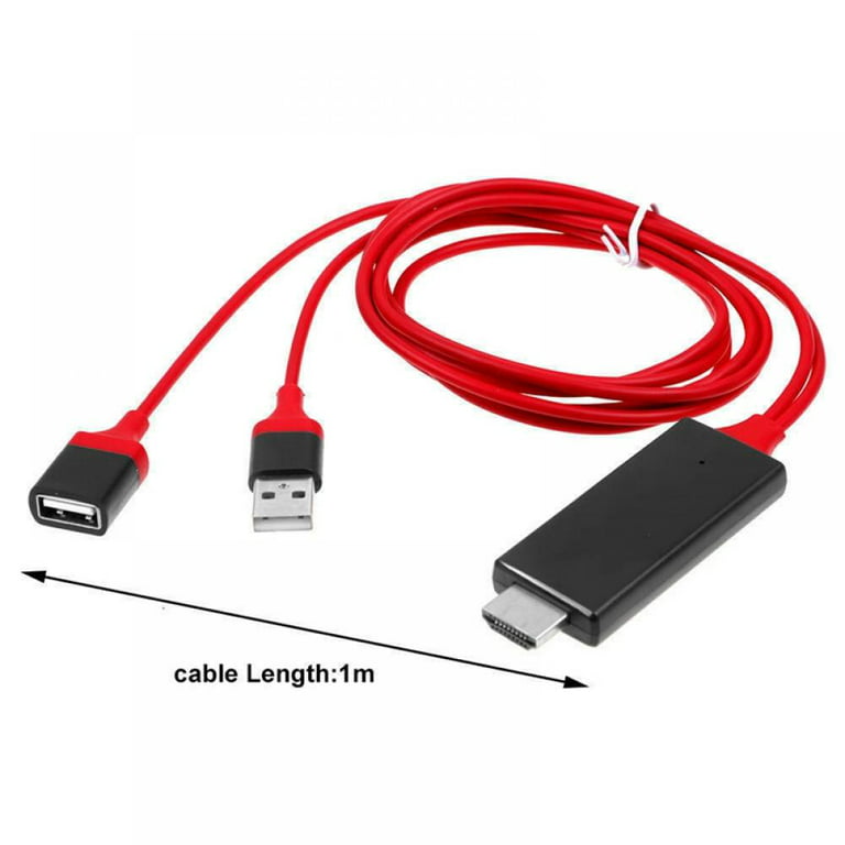 Cable Mhl 4K 6 7/12ft For HDMI For USB Type C For Samsung Xiaomi Huawei 