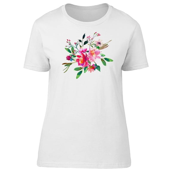 Cute Bright Flowers Arrangement Tee Women's -Image by Shutterstock
