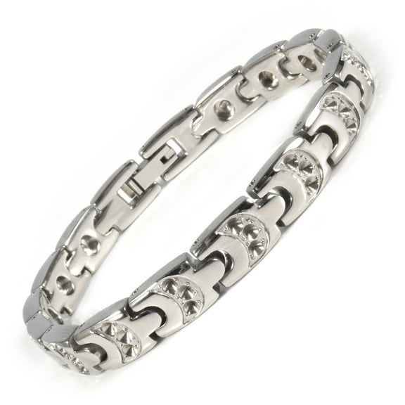 Wollet Stainless Steel Bracelets for Women,inches 7inches (18cm), Health Jewelry Gift for Daughter, Mom Wife