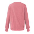 thumbnail image 4 of EIMELI Chemise Femme Liquidation Grande Taille Femme Décontractée Manches Longues Unie Ample Col Rond Chemisier Haut Rouge TG, 4 of 6