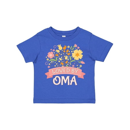 

Inktastic Oma Loves Me Granddaughter Outfit for Girl Gift Toddler Toddler Girl T-Shirt