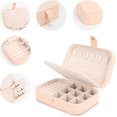 thumbnail image 4 of Small Jewellery Box,Necklace Ring Storage Box Mini Jewellery Box Double Layer Travel Jewellery Storage Box for Women Girls Gifts, 4 of 7