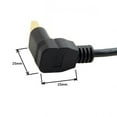 thumbnail image 4 of Chenyang CY Down Angled DP DisplayPort 90 Degree to Mini DP DisplayPort Female Cable for Displays Monitors Cable, 4 of 7