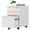 White, variant on Marcree Filing Cabinets, Mobile File Cabinet with Lock for Home Office, 3 Drawer Filing Cabinet for A4/Letter/Legal Size Folder, Metal Vertical White Filing Cabnet on Wheels