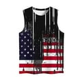 thumbnail image 4 of Wiyuqeen Women's Independence Day Sleeveless Tops Crew Neck 4th of July Tanks American Flag Shirts Plus Size Holiday Party Tee Shirts, 4 of 4