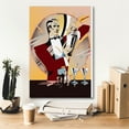 thumbnail image 5 of Epic Graffiti 'Tending Bar' by David Chestnutt, Giclee Canvas Wall Art, 18"x26", 5 of 8
