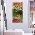 thumbnail image 3 of Elephant Stock Farm Fresh Produce Wall Art - Vertical Multi Panel Canvas - Dining Room Wall Decor - Inspirational And Typography Multi Panel - Orange And Beige Decor - 36" x 75", 3 of 8