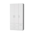 thumbnail image 3 of Newboti Furniture White 4-Door 2-Drawer Armoire 0056, 3 of 7