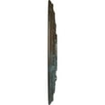 thumbnail image 4 of Ekena Millwork 15 3/8"OD x 4 1/4"ID x 1 1/2"P Baltimore Ceiling Medallion (Fits Canopies up to 5 1/2"), Hand-Painted Bronze Blue Patina, 4 of 6