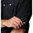 thumbnail image 5 of Camisa de pesca Columbia PFG Bahama II de manga larga negra para hombre, 5 of 5