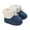 /g1Blue8, variant on MEZZALL Child Winter Baby Outdoor Shoes Solid Color Plush Warm Anti- Rubber Sole For Learning To Walk Soft Soled Boots Boys Girls Stylish Footwear