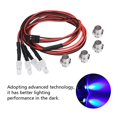 thumbnail image 3 of Peahefy RC Car LED Light, RC Accessory,4PCS 5mm Headlights RC Accessory LED Lights for Model Drift Car Vehicle, 3 of 8