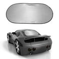 thumbnail image 2 of Parabrisas de Coche para Parabrisas Y Interiores de Automóviles, Parabrisas de Nylon de Plata Reflectante para la Protección Máxima, Sombra Del Parabrisas de Coche de 39.37x19.69In, 2 of 8