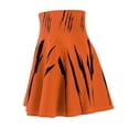 thumbnail image 3 of Effete Feline Claw Marks Scratch Women Skater Skirt (AOP), 3 of 7